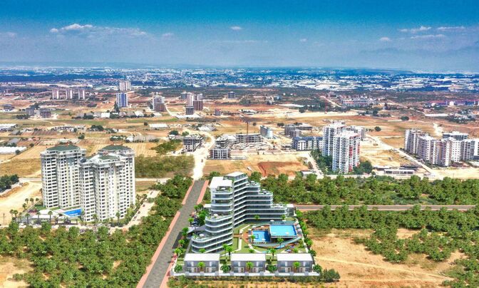 Новый проект жилого комплекса в микрорайоне Алтынташ 43-79 м²