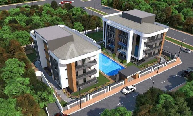 Новый проект жилого комплексе в районе Кепез 50-90 м²