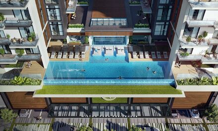 Апартаменты (студия) с дизайнерским ремонтом в районе MBR City - Meydan