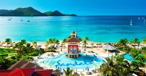 Проект New Sandals на острове Сент-Люсия в Карибском бассейне приостановлен в ожидании исхода судебного дела