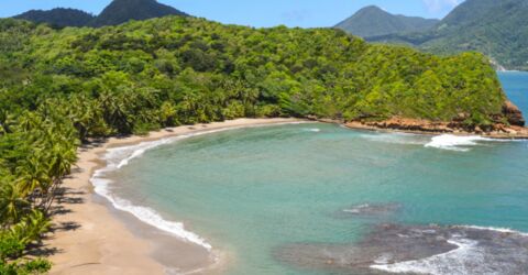 Пляж Batibou Beach, расположенный на Доминике, вошел в топ-50 лучших пляжей Карибского бассейна