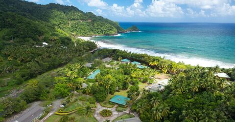Курорт Rosalie Bay Resort открывается после урагана 'Мария'