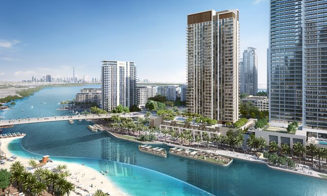 Квартира / апартаменты в районе Dubai Creek Harbour, Дубай, ОАЭ.
