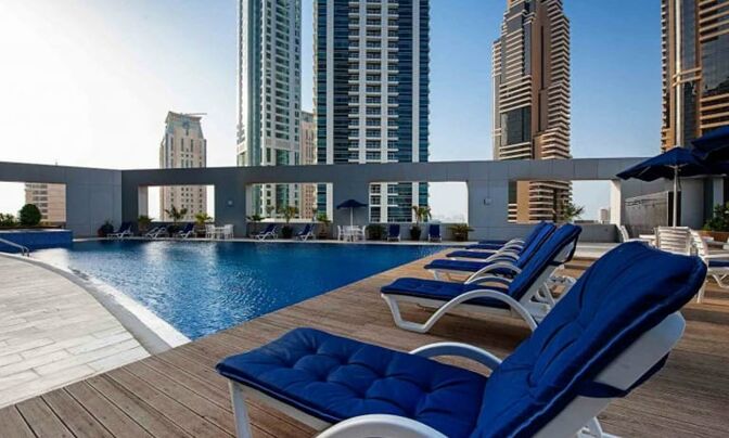 Квартира / апартаменты в районе Dubai Marina, Дубай, ОАЭ.
