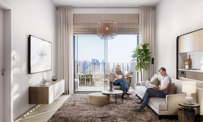 Апартаменты 1+1 в новом стильном ЖК со всеми удобствами в районе JVC, Дубаи, ОАЭ. Рассрочка!