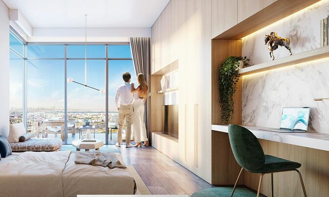 3 комнатная квартира в новом доме в Дубае. Рассрочка на 6 лет