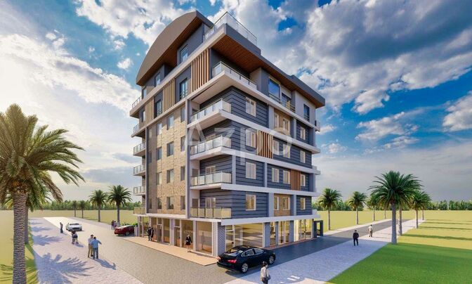 Новый жилой комплекс в центральном районе Антальи 100-130 м²