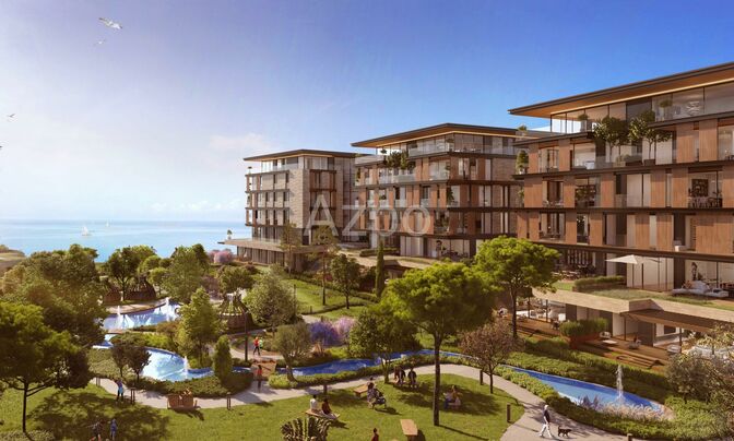 Элитная недвижимость в 50 метрах от моря, Стамбул 186-362 м²