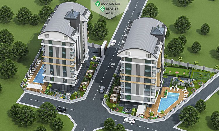 Недвижимость Турции Апартаменты 2+1 в новом жк Авсаллар! Рассрочка!: 8
