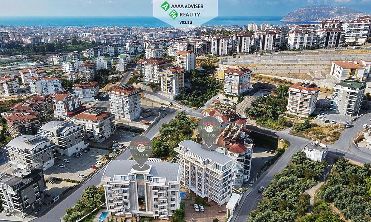 Недвижимость Турции Апартаменты 1+1 в высококачественном ЖК в районе Оба (Алания): 10