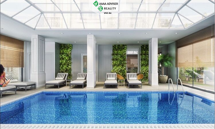 Недвижимость Турции Апартаменты 2+1 в новом ЖК в районе Оба (Алания) с 80 м2 собственной садовой территории и бассейном: 9