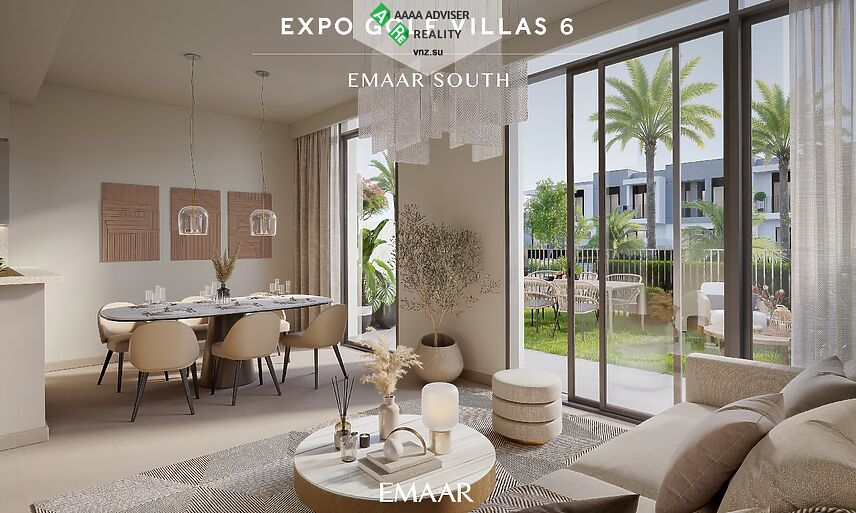 Недвижимость ОАЭ Таунхаус в районе Emaar South, Дубай, ОАЭ.
: 6