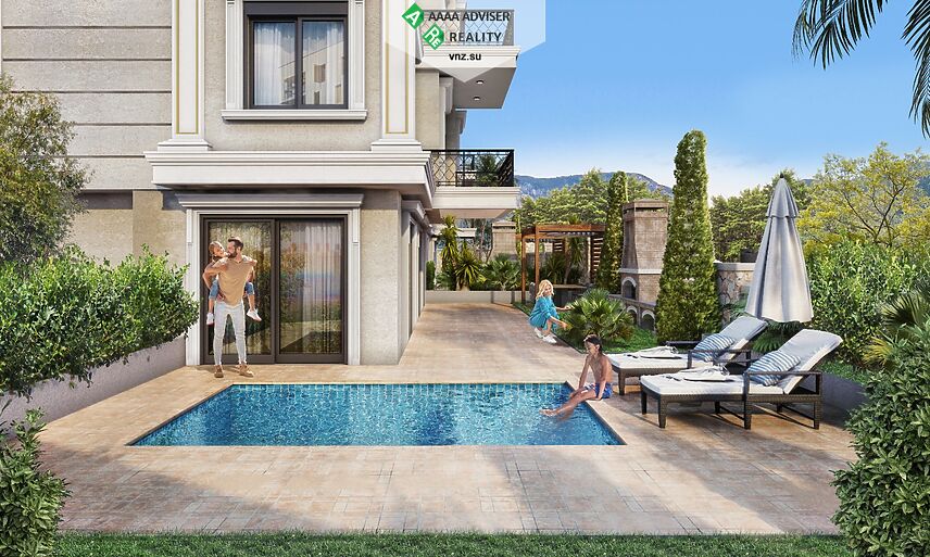 Недвижимость Турции Апартаменты 2+1 в новом ЖК в районе Оба (Алания) с 80 м2 собственной садовой территории и бассейном: 20
