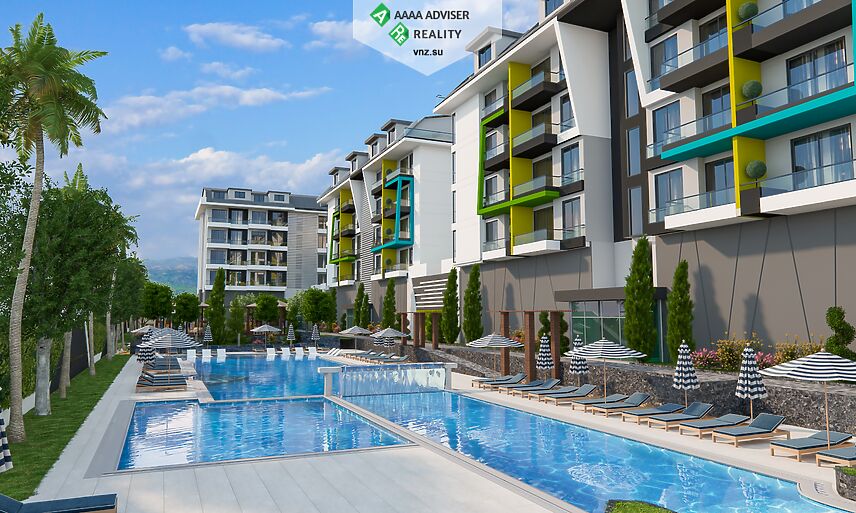 Недвижимость Турции Квартира 2+1 в 100 м от моря, Аланья, Каргыджак: 4
