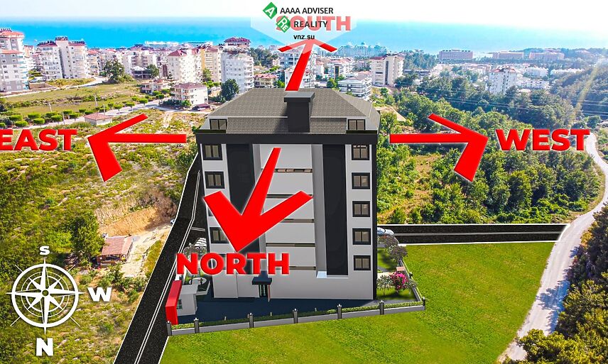 Недвижимость Турции Апартаменты 1+1 в Авсалларе с видом на Таврские горы: 7