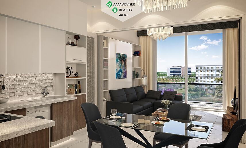 Недвижимость ОАЭ Полностью готовая квартира 1+1 с мебелью в Arjan, Дубаи, ОАЭ: 3