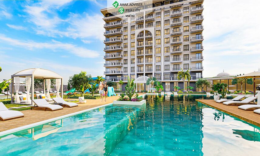 Недвижимость Турции Exodus Riverside Residence Продажа 1+1 Квартира: 8