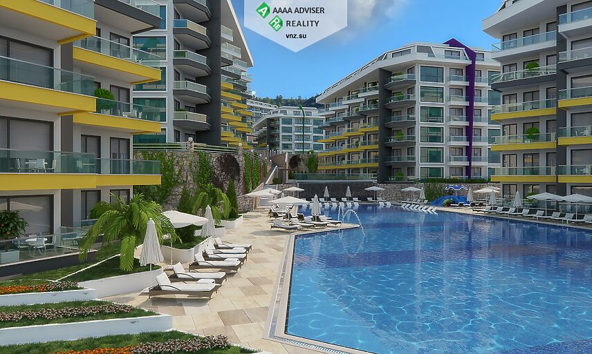 Недвижимость Турции Премиум Комплекс В Аланье Продажа 2+1 Квартира: 12