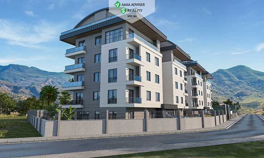 Недвижимость Турции Пентхаус 3+1 в новом комплексе в зеленом районе Оба: 9