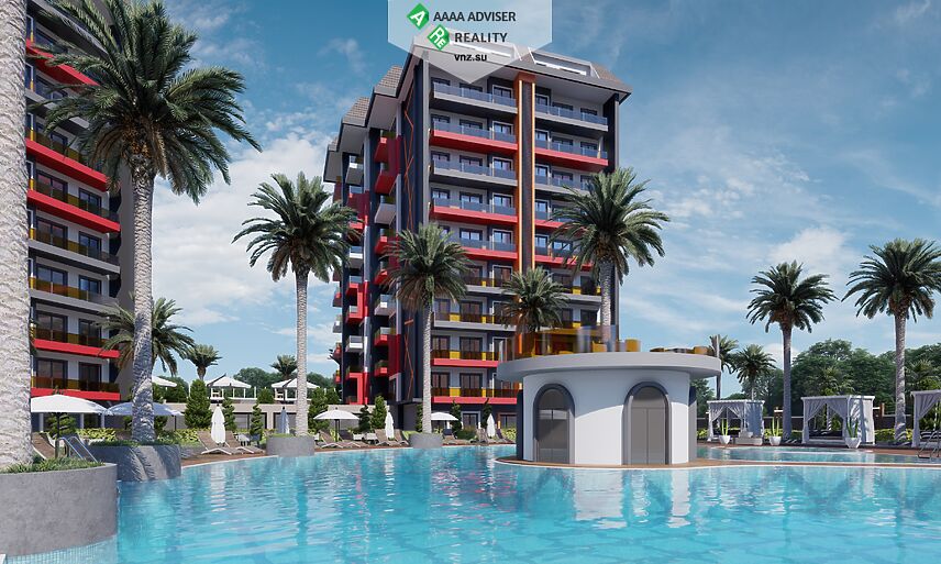 Недвижимость Турции Новый Дуплекс Seaview 2+1 в Авсалларе: 1