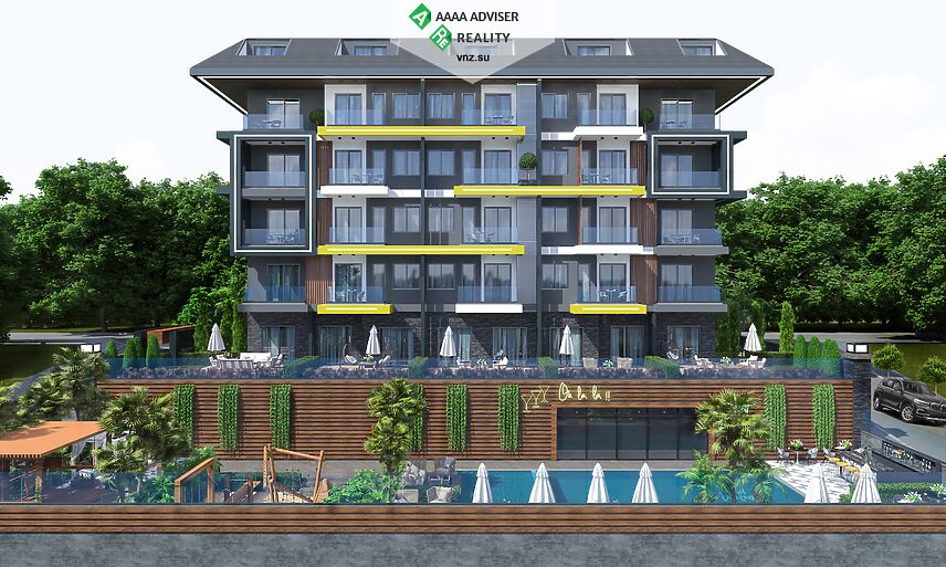 Недвижимость Турции Новый Дуплекс Seaview 3+1 в районе Кестель: 4