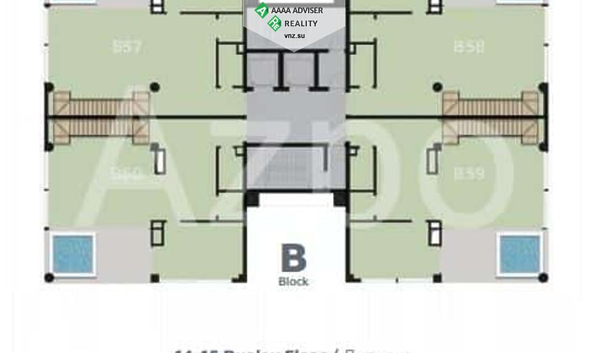 Недвижимость Турции Квартиры различных форматов в новом комплексе отельного типа, Алтынташ/Анталья 140-228 м²: 22