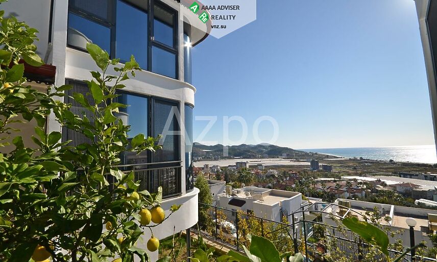 Недвижимость Турции Меблированная вилла 3+1 с видом на Средиземное море 200 м²: 8