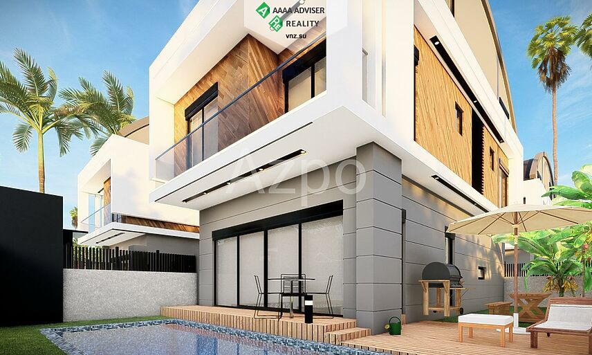 Недвижимость Турции Проект комплекса современных вилл в районе Дошемеалты/Анталья 250 м²: 39