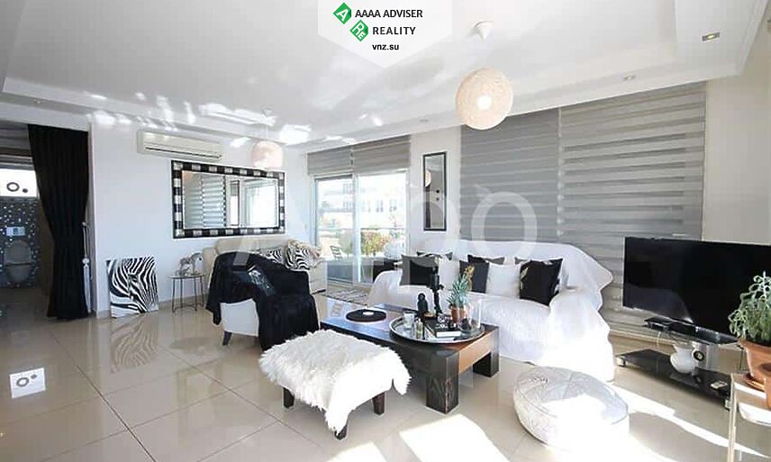 Недвижимость Турции Просторная меблированная квартира 3+1 с видом на Средиземное море 300 м²: 3