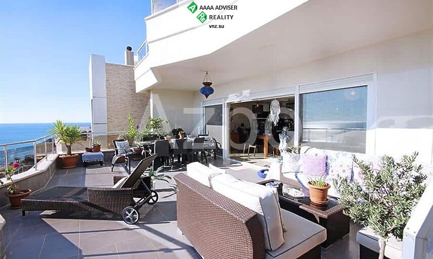 Недвижимость Турции Просторная меблированная квартира 3+1 с видом на Средиземное море 300 м²: 21