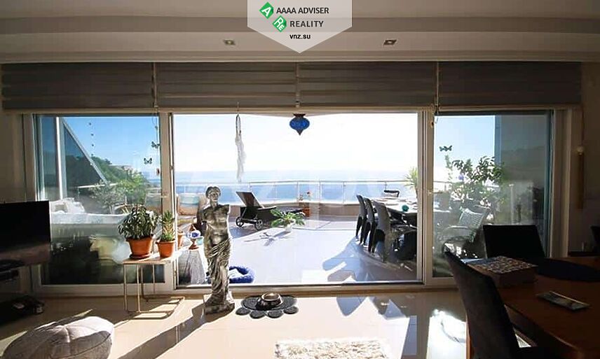 Недвижимость Турции Просторная меблированная квартира 3+1 с видом на Средиземное море 300 м²: 23
