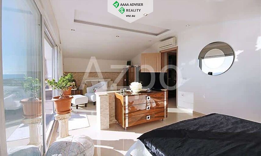Недвижимость Турции Просторная меблированная квартира 3+1 с видом на Средиземное море 300 м²: 36