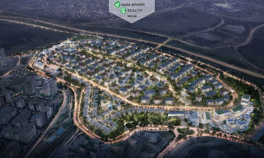 Недвижимость Турции Масштабный проект жилого комплекса в районе Кючюкчекмедже/Стамбул  79-246 м²: 1