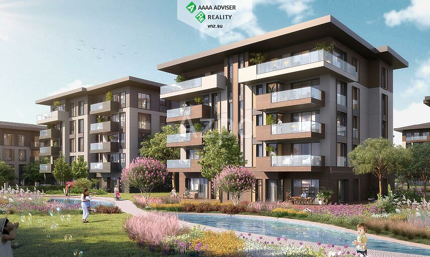 Недвижимость Турции Масштабный проект жилого комплекса в районе Кючюкчекмедже/Стамбул  79-246 м²: 4