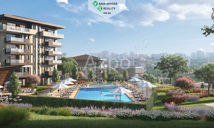 Недвижимость Турции Масштабный проект жилого комплекса в районе Кючюкчекмедже/Стамбул  79-246 м²: 11