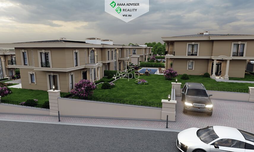 Недвижимость Турции Элитный проект коттеджного комплекса на побережье Мраморного моря 304-312 м²: 1