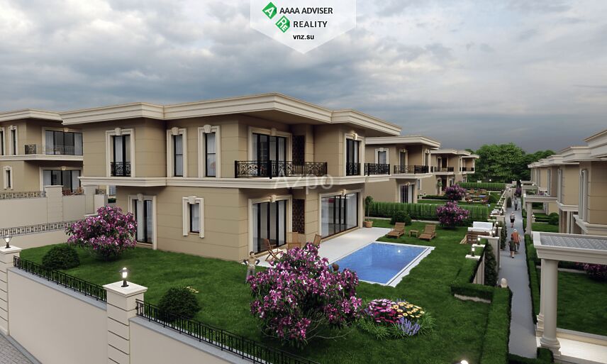 Недвижимость Турции Элитный проект коттеджного комплекса на побережье Мраморного моря 304-312 м²: 4