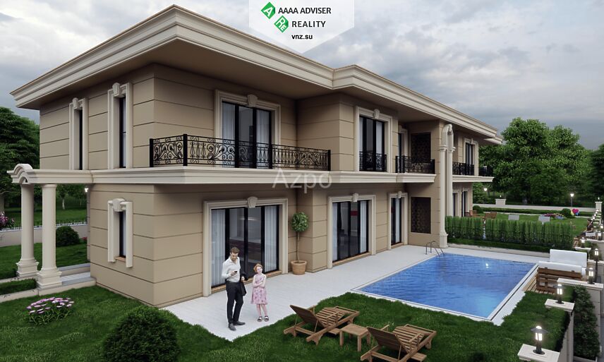 Недвижимость Турции Элитный проект коттеджного комплекса на побережье Мраморного моря 304-312 м²: 9