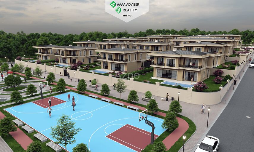 Недвижимость Турции Элитный проект коттеджного комплекса на побережье Мраморного моря 304-312 м²: 11