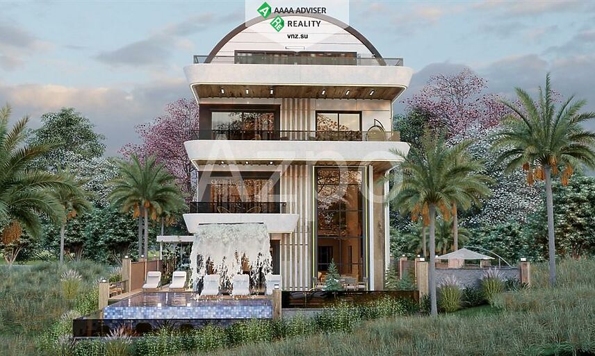 Недвижимость Турции Проект частной элитной виллы в районе Каргыджак 350 м²: 2