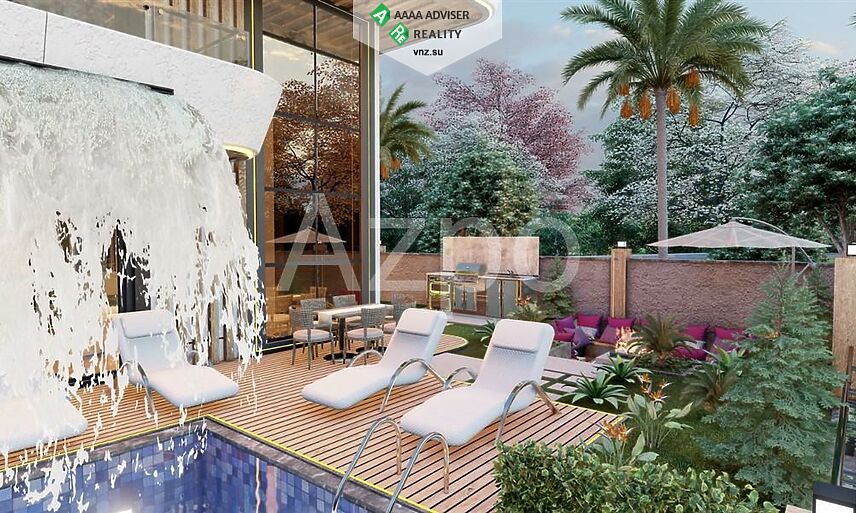 Недвижимость Турции Проект частной элитной виллы в районе Каргыджак 350 м²: 9