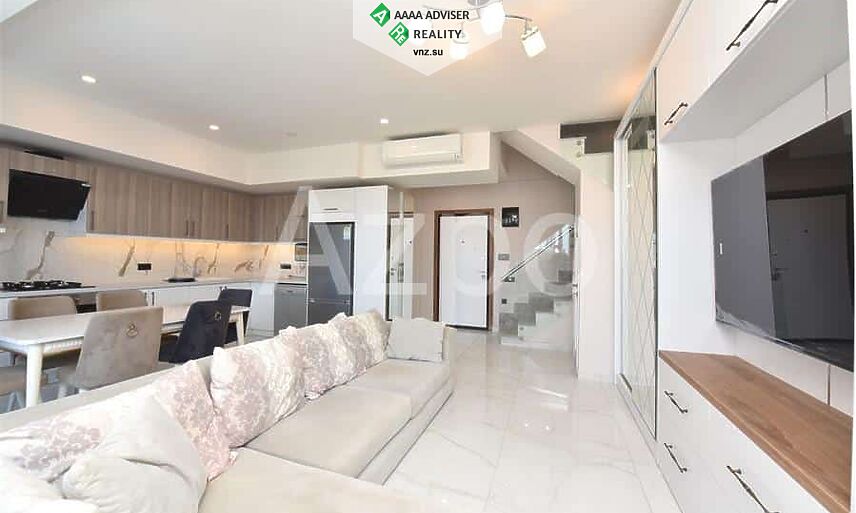 Недвижимость Турции Меблированный пентхаус 2+1 в новом комплексе 115 м²: 1