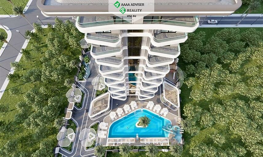 Недвижимость Турции Двухуровневый пентхаус 2+1 в строящемся комплексе 117 м²: 19