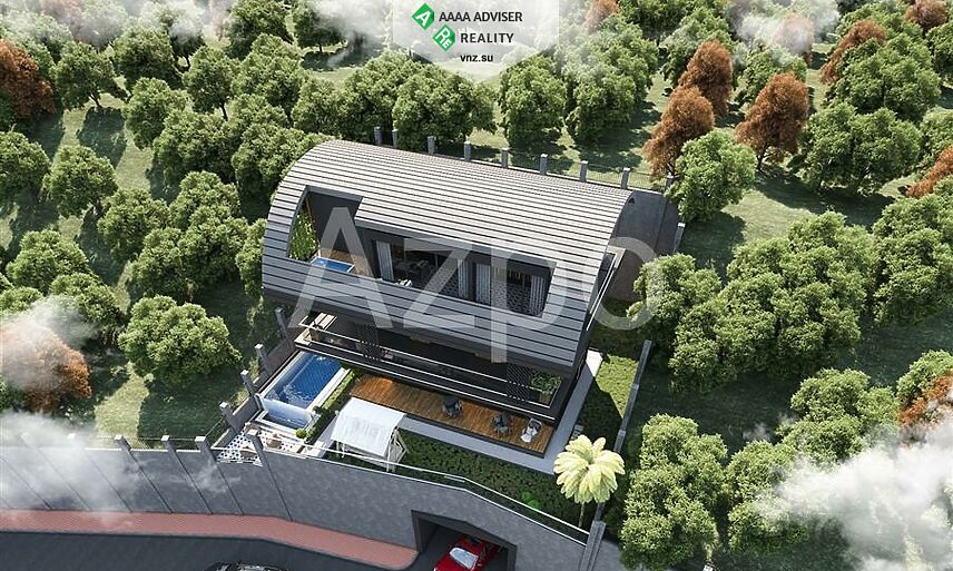 Недвижимость Турции Новая вилла планировкой 5+1 в районе Каргыджак (гражданство Турции) 318 м²: 18