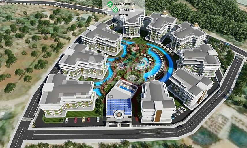 Недвижимость Турции Проект элитного жилого комплекса в районе Оба 56-211 м²: 3