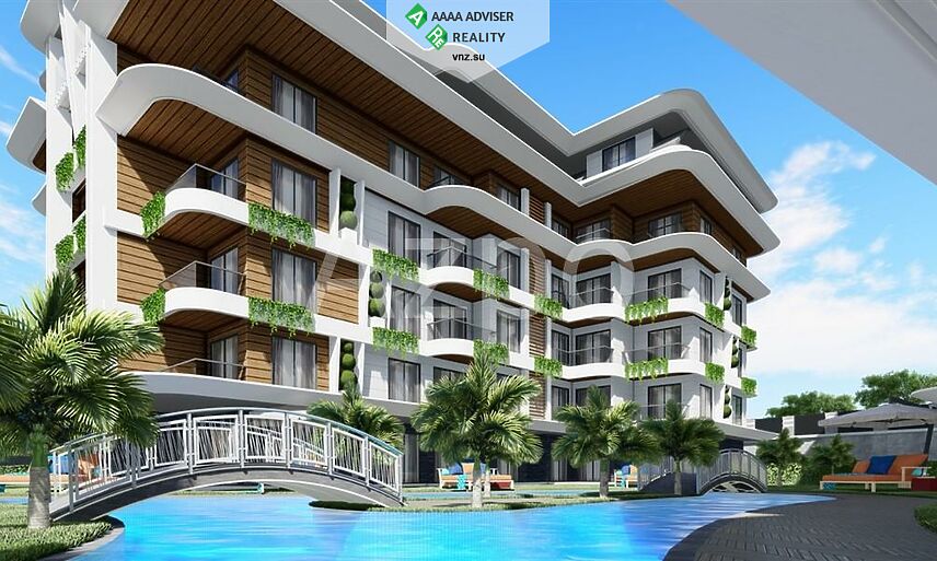 Недвижимость Турции Проект элитного жилого комплекса в районе Оба 56-211 м²: 6