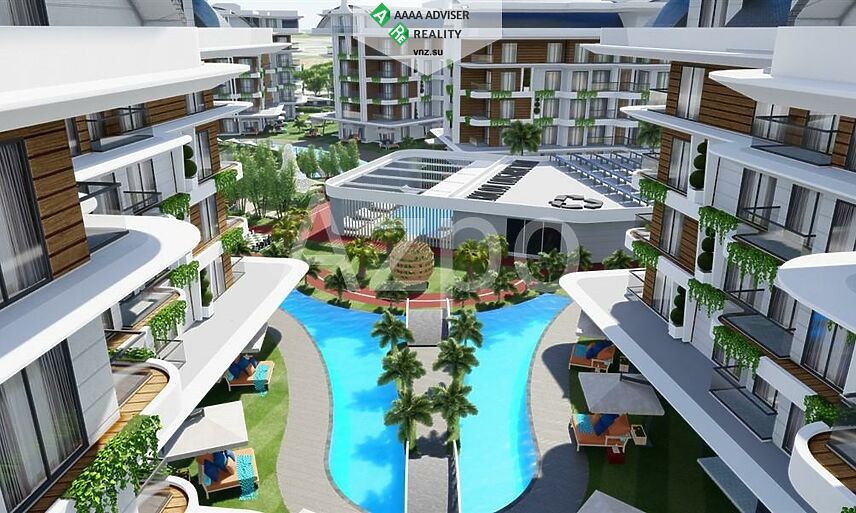 Недвижимость Турции Проект элитного жилого комплекса в районе Оба 56-211 м²: 7