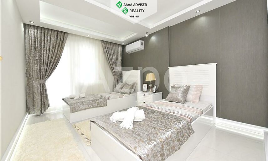 Недвижимость Турции Просторная видовая квартира 3+1 в центральном районе Аланьи 170 м²: 14