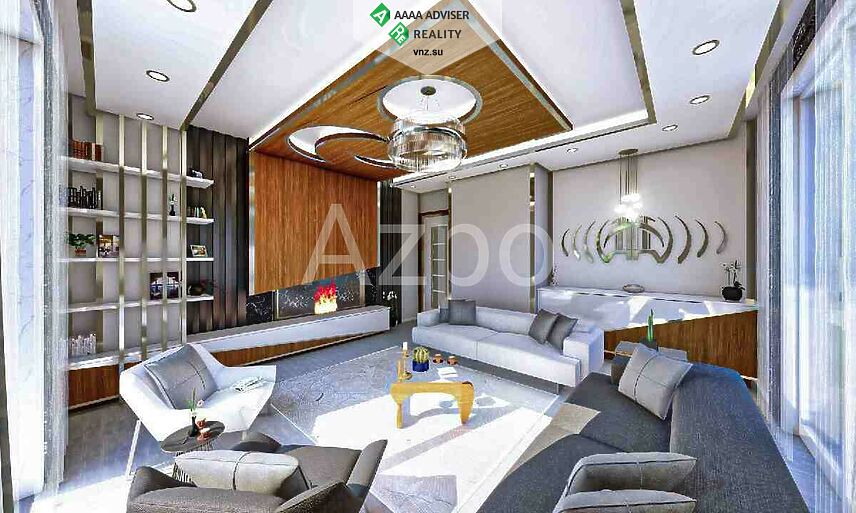 Недвижимость Турции Просторная квартира планировкой 4+2 в новом комплексе 215 м²: 4