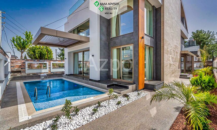 Недвижимость Турции Новая готовая вилла 6+1 в районе Дошемеалты 395 м²: 9